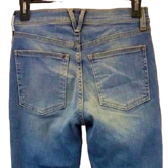 NEW Veronica Beard Carolyn High-Rise Baby Boot Cut Ankle Jeans — SZ 25 / US 0 - Picture 4 of 11